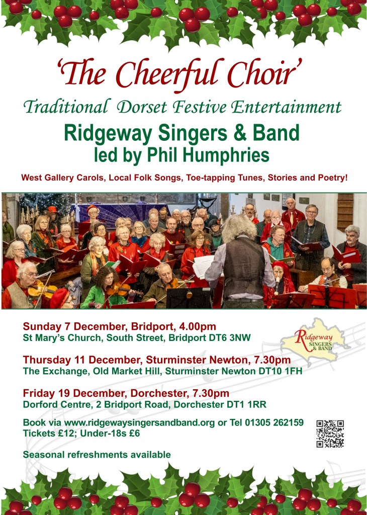 Poster covering all three Christmas concerts